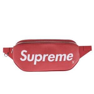 Louis Vuitton Epi Bum Bag Supreme Collaboration Red Body